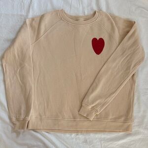 Sézane x Bobo Choses Heart Sweater Sz S